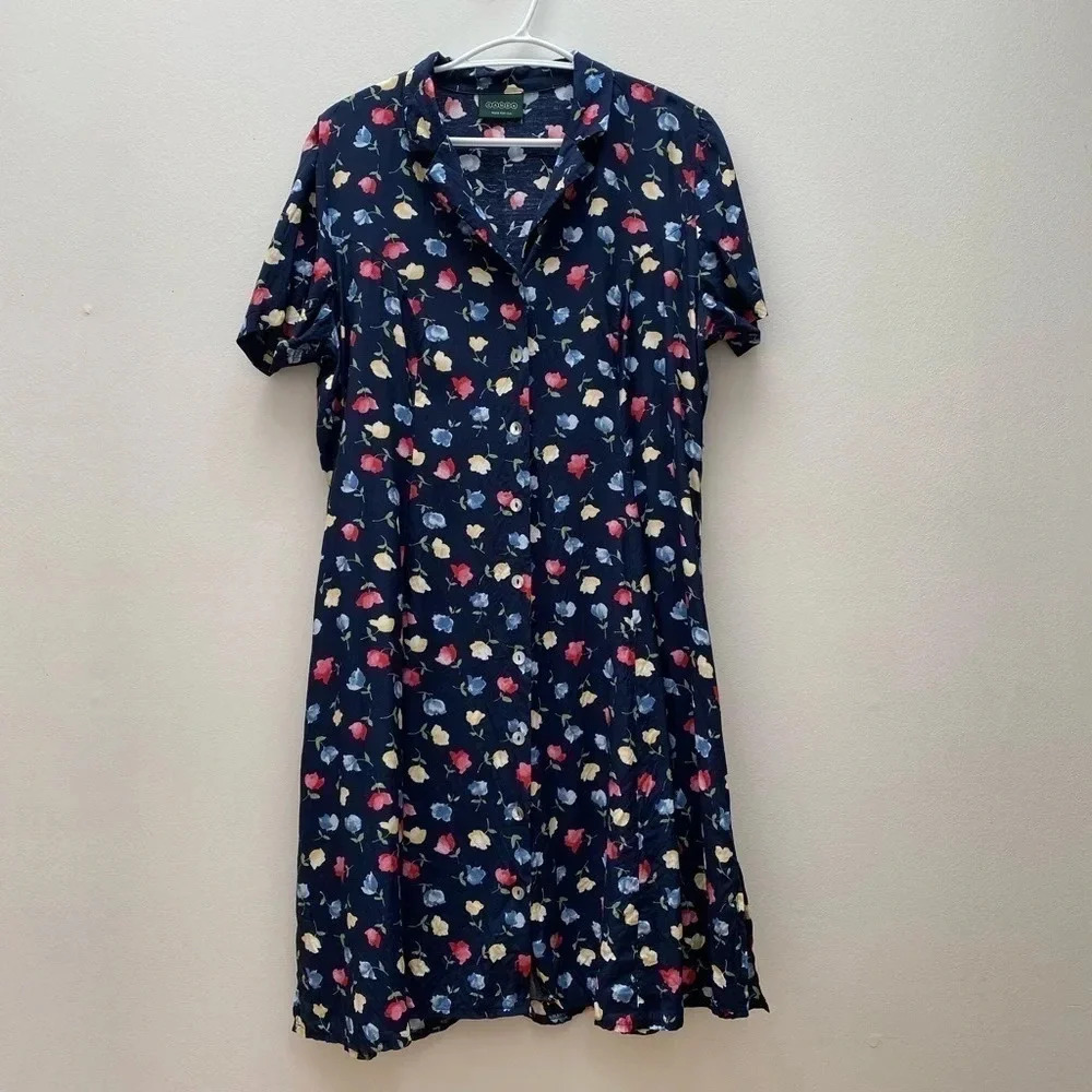 Vintage - Midi 90’s Floral Dress - Picture 1 of 8